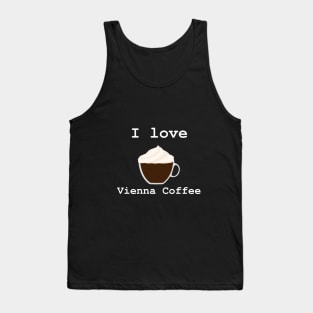 I Love Vienna Coffee Tank Top